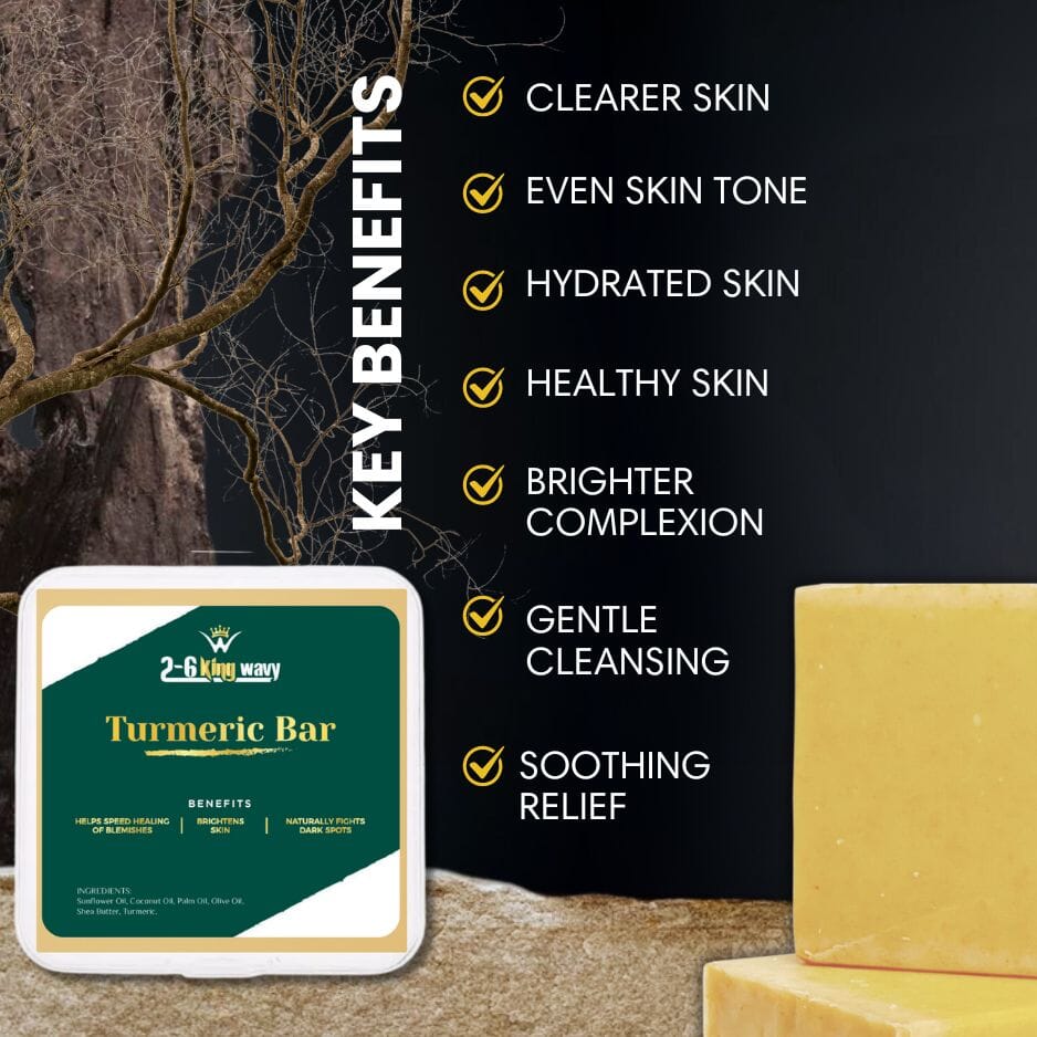 Turmeric Dark Spot Bar – Natural Brightening Soap for Face & Body