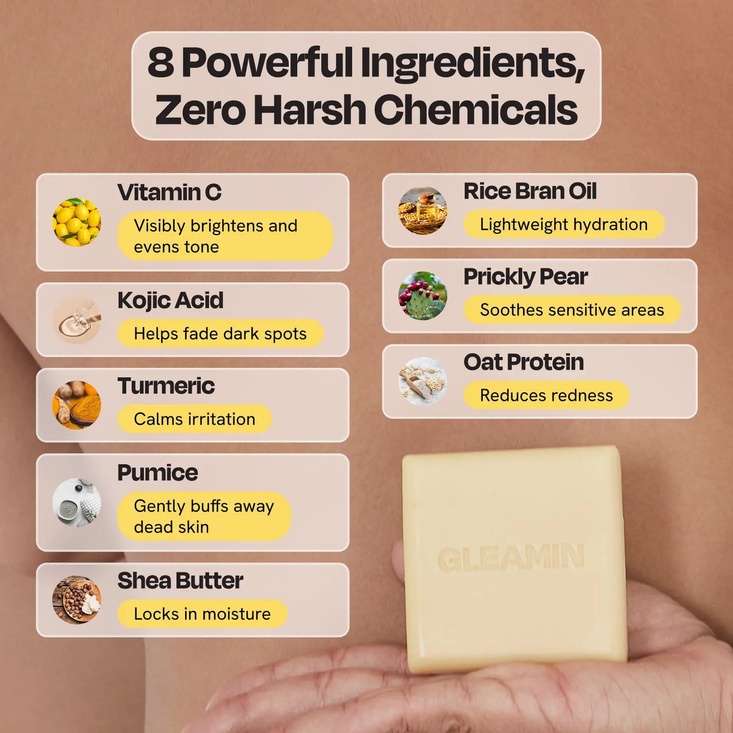 Glow Body Bar – Daily Brightening Soap for Smooth, Even Skin
