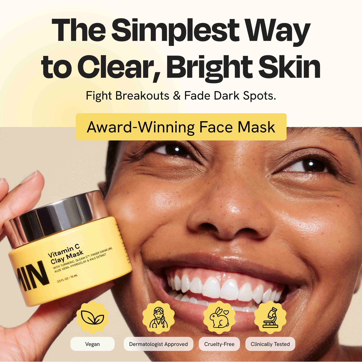 Vitamin C Clay Mask – Fade Dark Spots in 10 Minutes