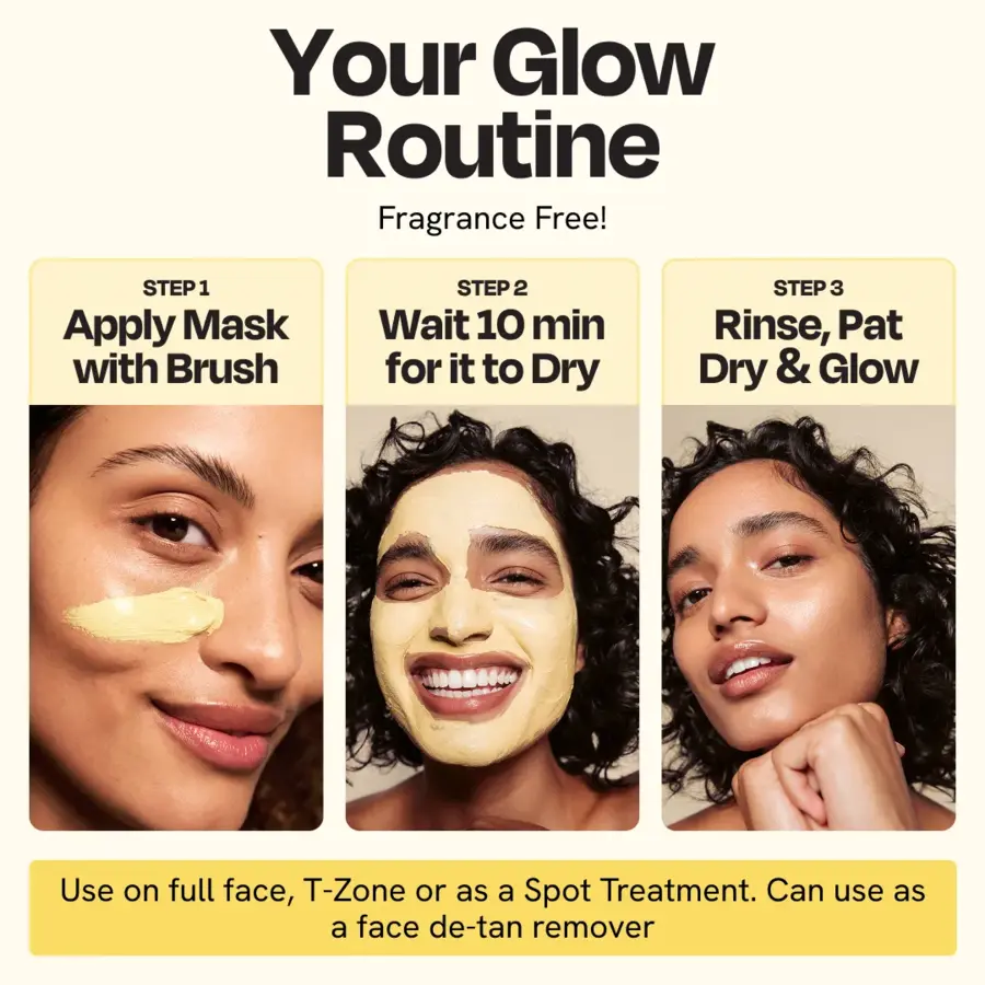 Vitamin C Clay Mask – Fade Dark Spots in 10 Minutes