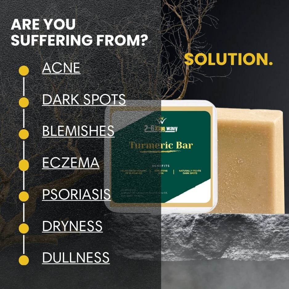 Turmeric Dark Spot Bar – Natural Brightening Soap for Face & Body