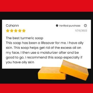 Turmeric Dark Spot Bar – Natural Brightening Soap for Face & Body